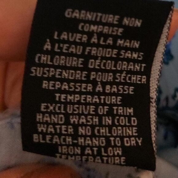 Coastal Grandmother Blouse Floral Print Rayon Tunic Top XL - Picture 6 of 10